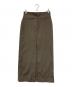 Filippa K（フィリッパコー）の古着「LONG TAILORED SKIRT」｜ブラウン