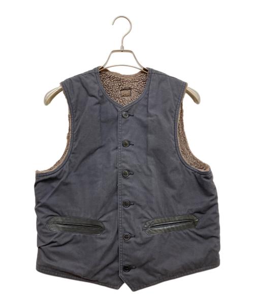 BELAFONTE（ベラフォンテ）BELAFONTE (ベラフォンテ) RAGTIME CIVILIAN DECK VEST ブラック サイズ:Sの古着・服飾アイテム