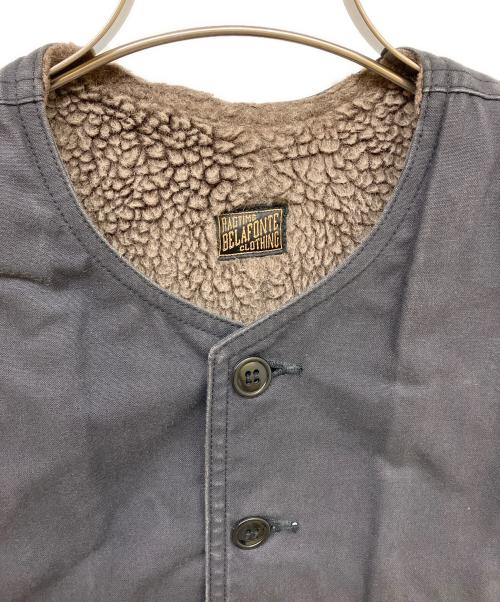 BELAFONTE（ベラフォンテ）BELAFONTE (ベラフォンテ) RAGTIME CIVILIAN DECK VEST ブラック サイズ:Sの古着・服飾アイテム