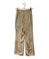 Mame Kurogouchi (マメクロゴウチ) Marble Print Silk Trousers ベージュ サイズ:1：11000円