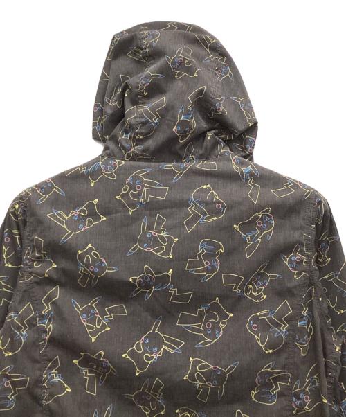 go slow caravan（ゴースローキャラバン）go slow caravan (ゴースローキャラバン) ピカチュウ柄ジャケット グレー サイズ:3の古着・服飾アイテム