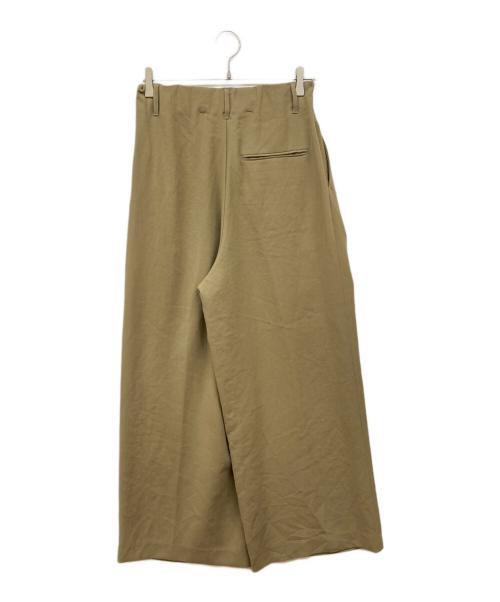 journal standard L'essage（ジャーナルスタンダード レサージュ）journal standard L'essage (ジャーナルスタンダード レサージュ) ウォッシャブルTTツイルラップパンツ カーキ サイズ:36の古着・服飾アイテム