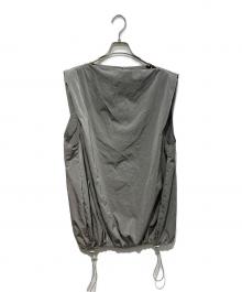 Little suzie（リトルスージー）の古着「NYLON SHIMMER BALLOON TOP　LS52495T」｜グレー