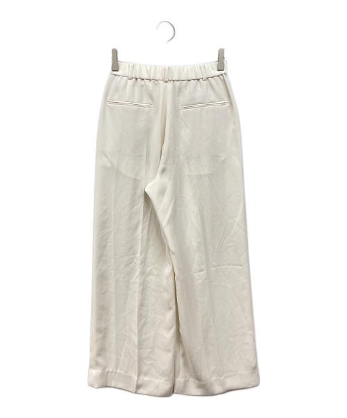 UNITED ARROWS（ユナイテッドアローズ）UNITED ARROWS (ユナイテッドアローズ) 2タック ワイドパンツ アイボリー サイズ:34の古着・服飾アイテム