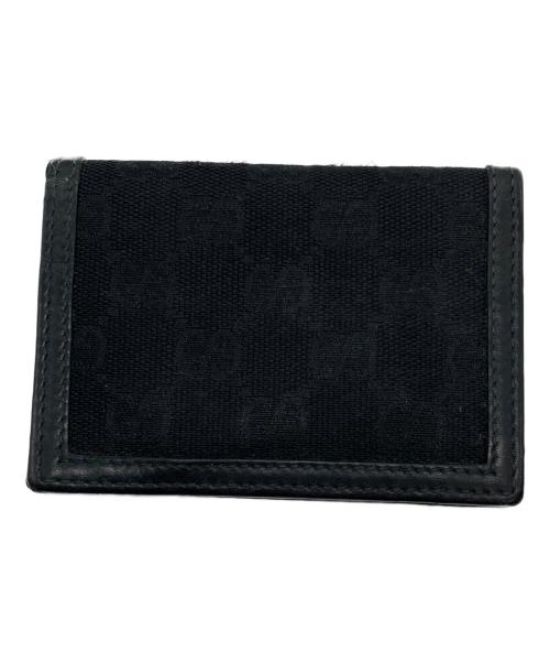 GUCCI（グッチ）GUCCI (グッチ) GGキャンバスカードケース　307464 ブラック サイズ:-の古着・服飾アイテム