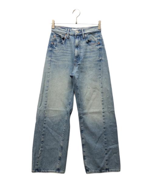 mother（マザー）mother (マザー) THE HALF PIPE ANKLE ハイウエストワイドデニム インディゴ サイズ:23の古着・服飾アイテム