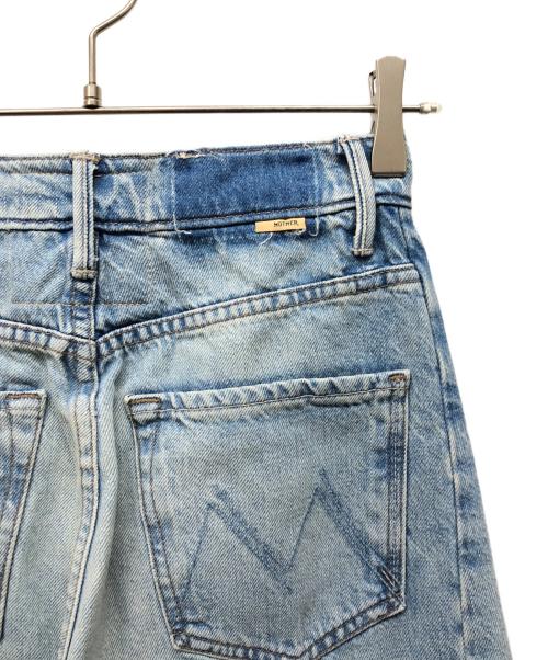 mother（マザー）mother (マザー) THE HALF PIPE ANKLE ハイウエストワイドデニム インディゴ サイズ:23の古着・服飾アイテム