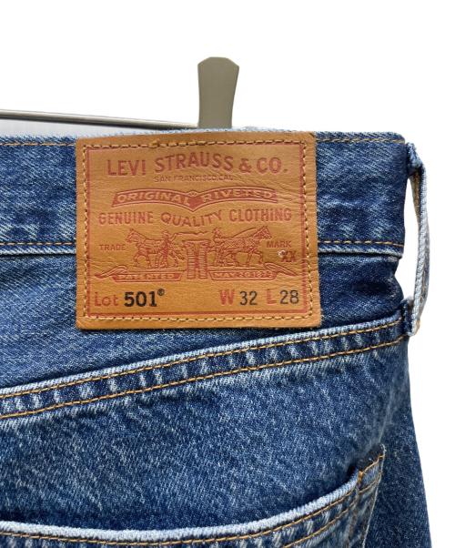 LEVI'S PReMIUM（リーバイス プレミアム）LEVI'S PReMIUM (リーバイス プレミアム) 501ペイント加工デニムパンツ ブルー サイズ:L81W32の古着・服飾アイテム