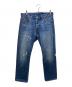 LEVI'S PReMIUM（リーバイス プレミアム）の古着「501ペイント加工デニムパンツ」｜ブルー