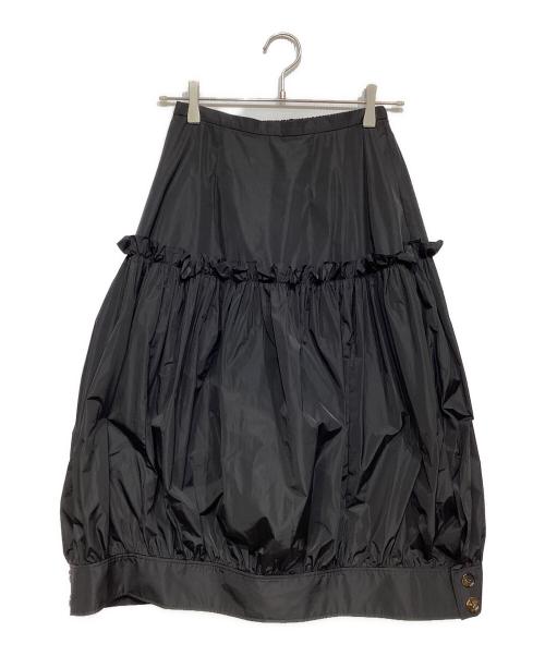 ENFOLD（エンフォルド）ENFOLD (エンフォルド) CUFF-HEME DHARMA SKIRT ブラック サイズ:36の古着・服飾アイテム
