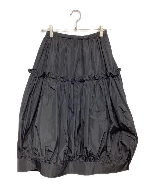 ENFOLD（エンフォルド）ENFOLD (エンフォルド) CUFF-HEME DHARMA SKIRT ブラック サイズ:36の古着・服飾アイテム