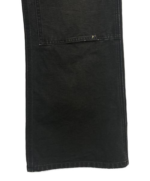 SAINT MICHAEL（セントマイケル）SAINT MICHAEL (セントマイケル) 25SS DOUBLE KNEE PANTS ブラック サイズ:Mの古着・服飾アイテム