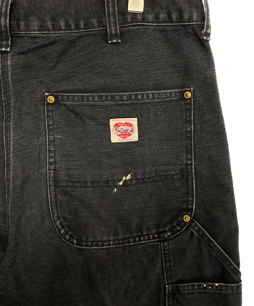 SAINT MICHAEL（セントマイケル）SAINT MICHAEL (セントマイケル) 25SS DOUBLE KNEE PANTS ブラック サイズ:Mの古着・服飾アイテム