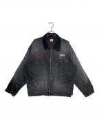 SAINT MICHAELセントマイケル）の古着「DETROIT JACKET/DRUG/BLACK」｜ブラック