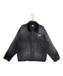 SAINT MICHAEL（セントマイケル）の古着「DETROIT JACKET/DRUG/BLACK」｜ブラック