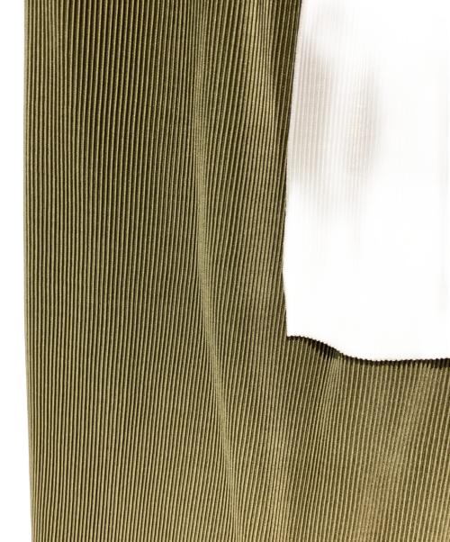 OMMO（オーエムエムオー）OMMO (オーエムエムオー) LAYERED PLEATS PT ミックス サイズ:36の古着・服飾アイテム