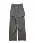 OMMO (オーエムエムオー) SK LAYERED PT グレー サイズ:36：10000円