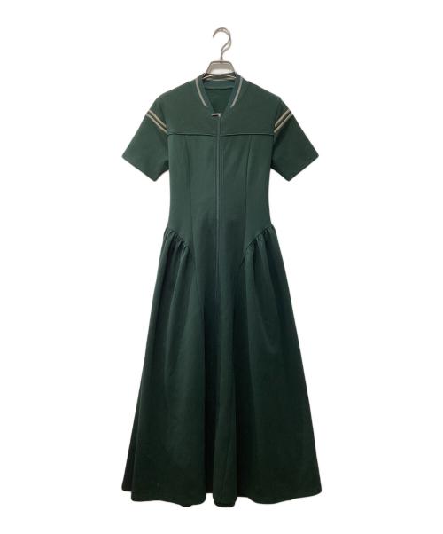 Ameri（アメリ）Ameri (アメリ) TRUCK JACKET LIKE FLARE DRESS/ワンピース ダークグリーン サイズ:Sの古着・服飾アイテム