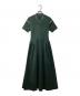 Ameri（アメリ）の古着「TRUCK JACKET LIKE FLARE DRESS/ワンピース」｜ダークグリーン