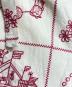 中古・古着 BODE (ボーディ) Edwardian Redwork pants/エドワーディアン・レッドワーク・パンツ ホワイト×レッド サイズ:29：20000円