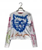CHOPOVA LOWENAチョポヴァ・ロウェナ）の古着「ロングスリーブTシャツ」｜ホワイト