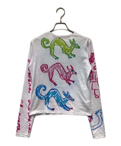CHOPOVA LOWENA（チョポヴァ・ロウェナ）CHOPOVA LOWENA (チョポヴァ・ロウェナ) ロングスリーブTシャツ ホワイト サイズ:Mの古着・服飾アイテム