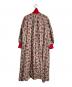 Yuko Higuchi (ユウコ ヒグチ) 眼花ジャージ ドレス/Jersey dress レッド サイズ:ー：38000円