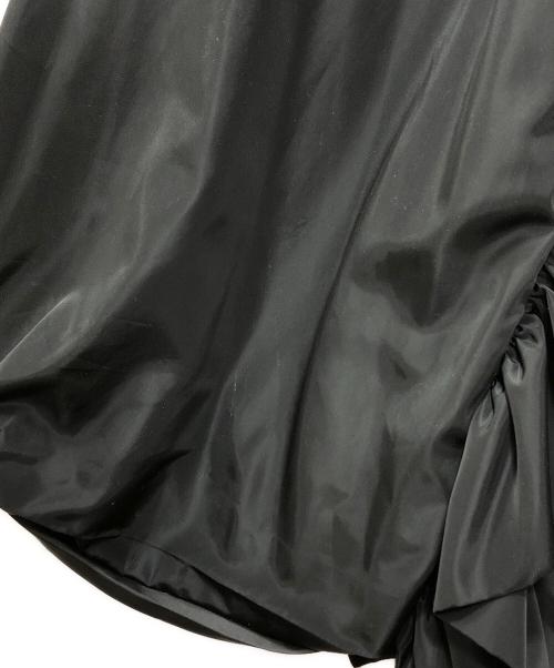 VIVIANO（ヴィヴィアーノ）VIVIANO (ヴィヴィアーノ) フリルコート ブラック サイズ:Sの古着・服飾アイテム
