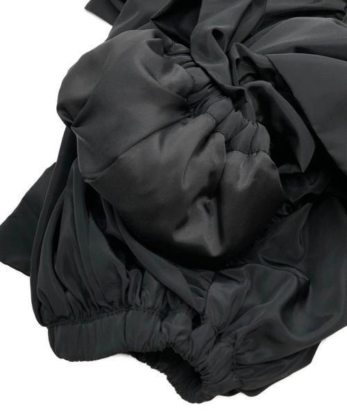 VIVIANO（ヴィヴィアーノ）VIVIANO (ヴィヴィアーノ) フリルコート ブラック サイズ:Sの古着・服飾アイテム