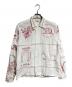BODE（ボーディ）の古着「Edwardian Redwork Havana Shirt/エドワーディアン・レッドワーク・ハバナシャツ」｜ホワイト