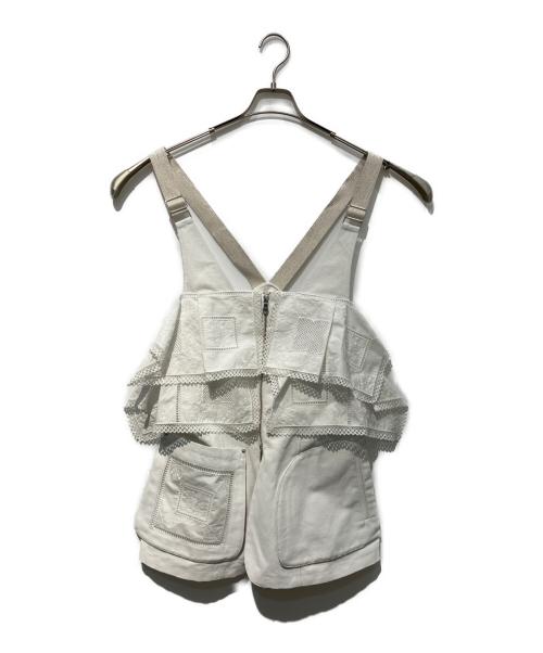 IRENE（アイレネ）IRENE (アイレネ) Nappe Fisherman Vest 25S83003 ホワイト サイズ:36の古着・服飾アイテム