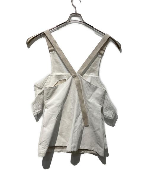 IRENE（アイレネ）IRENE (アイレネ) Nappe Fisherman Vest 25S83003 ホワイト サイズ:36の古着・服飾アイテム