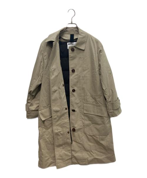 MHL（マーガレットハウエル）MHL (マーガレットハウエル) PROOFED COTTON NYLON TWILL ベージュの古着・服飾アイテム