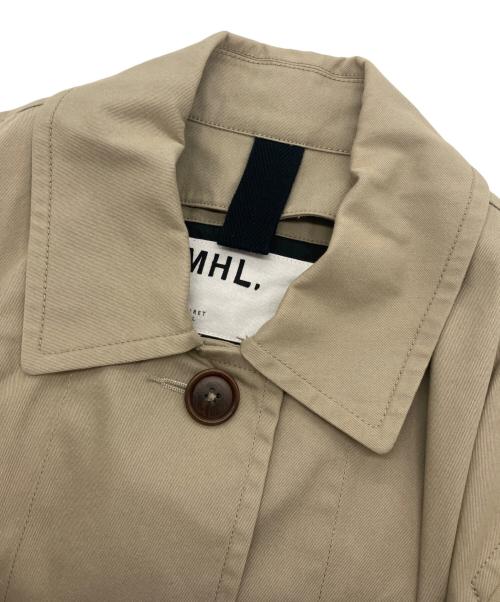 MHL（マーガレットハウエル）MHL (マーガレットハウエル) PROOFED COTTON NYLON TWILL ベージュの古着・服飾アイテム