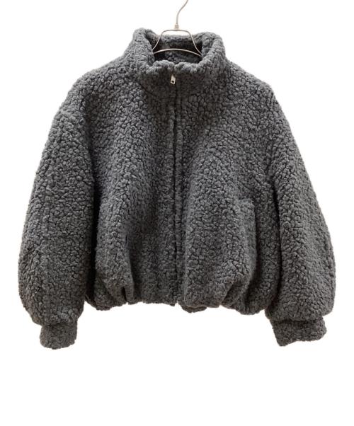 CLANE（クラネ）CLANE (クラネ) BALLOON BOA BLOUSON グレー サイズ:1の古着・服飾アイテム