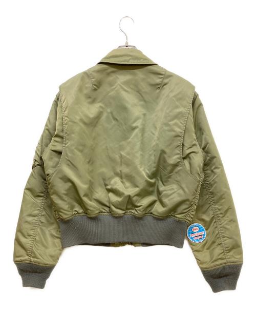 AVIREX（アヴィレックス）AVIREX (アヴィレックス) フライトジャケット オリーブ サイズ:Sの古着・服飾アイテム
