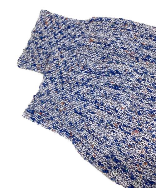 VIVIENNE TAM（ヴィヴィアンタム）VIVIENNE TAM (ヴィヴィアンタム) WL ミックスコイルツインニット ブルー サイズ:38の古着・服飾アイテム