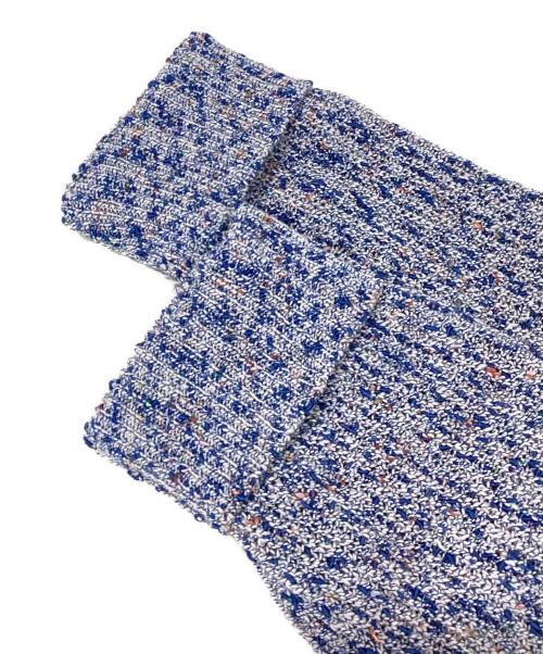 VIVIENNE TAM（ヴィヴィアンタム）VIVIENNE TAM (ヴィヴィアンタム) WL ミックスコイルツインニット ブルー サイズ:38の古着・服飾アイテム