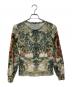 VIVIENNE TAM（ヴィヴィアンタム）の古着「BUDDHA PRINT NETTING BLOUSE」｜グリーン