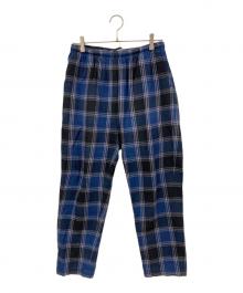 ROTTWEILER（ロットワイラー）の古着「R9 NEL CHECK PANTS」｜ブルー