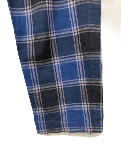 ROTTWEILER（ロットワイラー）ROTTWEILER (ロットワイラー) R9 NEL CHECK PANTS ブルー サイズ:SIZE Sの古着・服飾アイテム