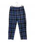 ROTTWEILER（ロットワイラー）の古着「R9 NEL CHECK PANTS」｜ブルー