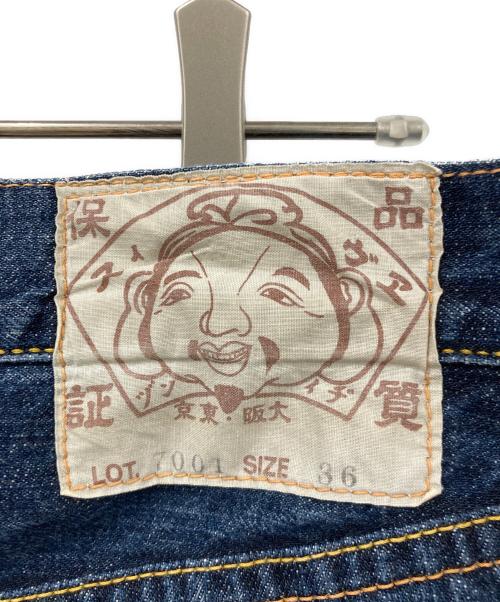 EVISU（エヴィス）EVISU (エヴィス) カモメデニムハーフパンツ インディゴ サイズ:W36 91㎝の古着・服飾アイテム