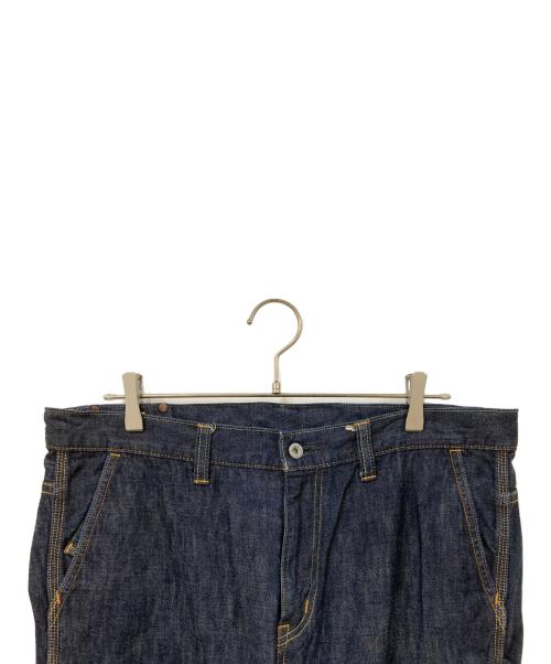 MOMOTARO JEANS（桃太郎ジーンズ）MOMOTARO JEANS (桃太郎ジーンズ) EASY NAVY (イージーネービー) 特濃デニムクロップドパンツ インディゴ サイズ:W36　91㎝の古着・服飾アイテム
