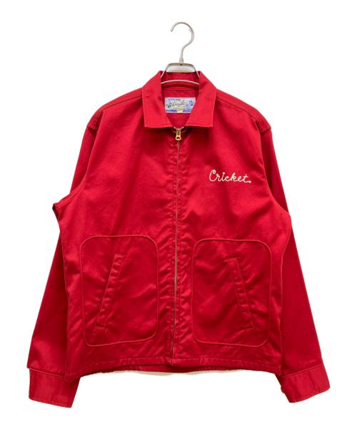 whitesville（ホワイツビル）whitesville (ホワイツビル) Letterman Dog Ear Jacket レッド サイズ:SIZE 38の古着・服飾アイテム