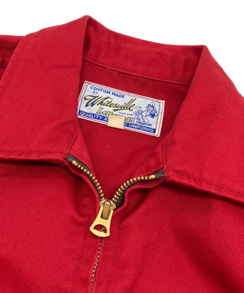 whitesville（ホワイツビル）whitesville (ホワイツビル) Letterman Dog Ear Jacket レッド サイズ:SIZE 38の古着・服飾アイテム