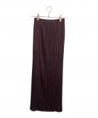 PLEATS PLEASEプリーツプリーズ）の古着「プリーツスカート」｜パープル