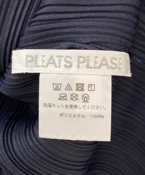 PLEATS PLEASE（プリーツプリーズ）PLEATS PLEASE (プリーツプリーズ) タートルネックカットソー ネイビー サイズ:3の古着・服飾アイテム