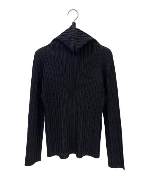 PLEATS PLEASE（プリーツプリーズ）PLEATS PLEASE (プリーツプリーズ) タートルネックカットソー ブラック サイズ:3の古着・服飾アイテム