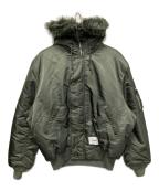 WTAPS×ALPHAダブルタップス×アルファ）の古着「N-2Bジャケット」｜オリーブ